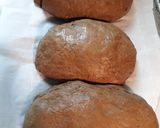 A picture of step 5 of Three Little Molasses Loaves.