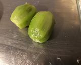 Une image de l'étape 2 de Compote express aux prunes,kiwis et banane.