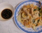 Hình bước làm 3 của món Bún xào ức gà