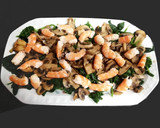 Foto del paso 3 de la receta: Ensalada de Espinacas con Langostinos