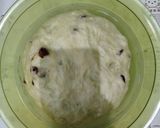 Foto langkah ke 3 dari resep Cranberry Matcha Cheese Bread Tanpa Ulen.