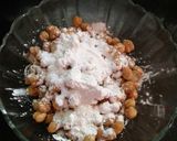 A picture of step 1 of Crunchy chana chilli.