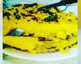 A picture of step 2 of Besan Dhokla🍱.