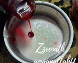 A picture of step 2 of Rose Lassi.
