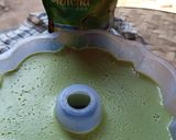 Foto langkah ke 9 dari resep Puding Kental Manis Matcha.