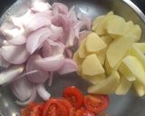 A picture of step 1 of Desi macroni.