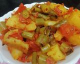 A picture of step 6 of Beans & Potato Bhaji.