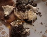 A picture of step 6 of Ring Liver Sausage with Eggs and Toast.