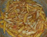 A picture of step 5 of Potatoes and Arvi ka Salan.