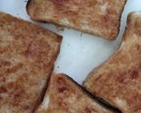 A picture of step 3 of Vegetable toast.