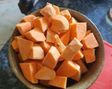 Une image de l'étape 1 de Gaufre patate douce.