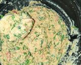 A picture of step 2 of Oats & Rice flour vegetable chila.