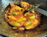 A picture of step 2 of Chal potol(parwal/pointed gourd).