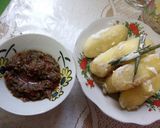 Foto langkah ke 10 dari resep Pisang Rebus Santan + Dabu Dabu Roa (Manado).
