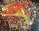 Foto del paso 3 de la receta: Centro de cuadril relleno al trapo, en brasas y puré mixto crema
