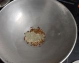 A picture of step 3 of Green peas curry.