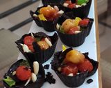 A picture of step 3 of Choco fruit bowl.