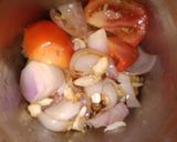 A picture of step 2 of Mushroom Matar Paneer Masala.
