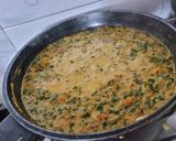 A picture of step 6 of Veg Methi chaman.