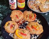 A picture of step 5 of Veggie Mini Chillas With Mixed Bran Flour.