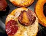 Une image de l'étape 4 de Butternut rôtie au Miel, Fromage et Châtaigne.