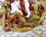 A picture of step 8 of Spicy yummy pasta.
