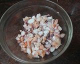 Foto del paso 3 de la receta Mosaico de pisto, potón y langostinos