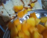 A picture of step 5 of Mango trifle custard.