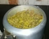 A picture of step 4 of Masala Bajra khichdi.