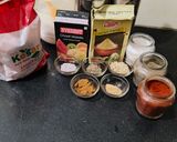A picture of step 1 of Aamchur -pink chutney.
