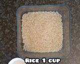 A picture of step 1 of Japanese fried fish with microwave rice.