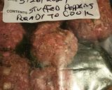 A picture of step 3 of Freezing Stuffed Peppers for the future.