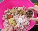 A picture of step 4 of Chapli kabab (Peshawari Kebab).