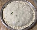 Foto del paso 3 de la receta: Tarta de espinacas rellena de jamón queso y huevo