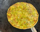 A picture of step 9 of Paneer Stuff Bathua Roti 🫓 In Multigrain Flour.