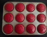 A picture of step 3 of Red Velvet Cupcakes.