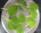Ajwain leaves bhajia recipe step 1 photo