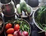 A picture of step 1 of Khandeshi special jalgaon green brinjal roasted bharta.