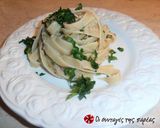 Φωτογραφία βήματος 10 της συνταγής Spaghetti με καπνιστό τόνο και λεμόνι