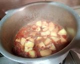 A picture of step 2 of Aloo ki Tahiri.