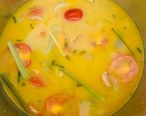 Hình bước làm 3 của món Canh cá mú nấm