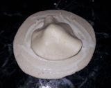 A picture of step 5 of Chandrakala gujiya.