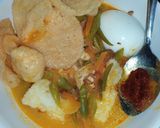 Foto langkah ke 6 dari resep Lontong sayur praktis.