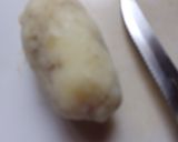 Foto del paso 3 de la receta: Bombas de papa rellenas de salchicha de Viena 😋