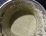 A picture of step 1 of Mung beans and kodo millet pancakes.