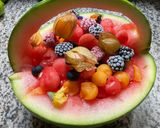 Une image de l'étape 12 de 🍉Pastèque 🍉melon🍋‍🟩farandole de fruits 🫐🍓🍇.
