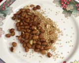 A picture of step 1 of Coconut Peanut Sesame Chutney.