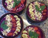 Foto langkah ke 4 dari resep Dragon Fruit Smoothie Bowl (Buah Naga).