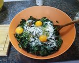 Foto del paso 3 de la receta: Tortilla de Hojas de Brócoli