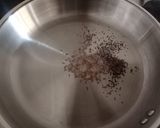 A picture of step 2 of Jowar khichdi or upma.